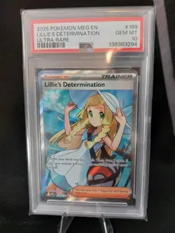 PSA 10 Lillie's Determination 169/132 - Pokemon Mega Evolution Base Gem Mint - Image 4