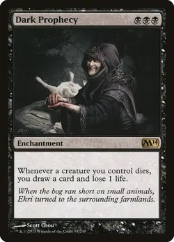 Dark Prophecy Magic 2014 (M14) Magic The Gathering MTG Card - Image 1
