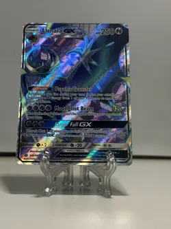 Lunala GX 141/149 Sun & Moon Base Full Art Ultra Rare Holo Pokemon Nice Card - Image 4