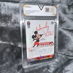 Disney 100 TCG Weiss Schwarz Mickey Mouse Card DDS/S104-056 RR Rare Japanese - Image 1