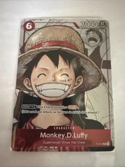 Monkey.D.Luffy (Alternate Art) P-001 One Piece Promotion Cards Foil - Image 1