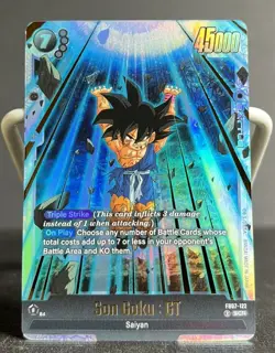 Dragon Ball Card Game Fusion World Son Goku : GT FB07-122 Secret Rare - Image 1