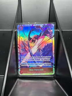 Boa Hancock OP12-014 SR ONE PIECE Tcg Card Game NM Red - Image 1
