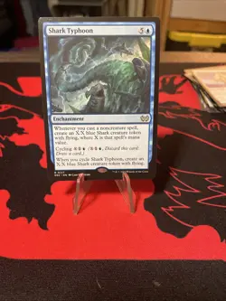 MTG Shark Typhoon Ikoria: Lair of Behemoth Extended Nonfoil Rare-NM - Image 1