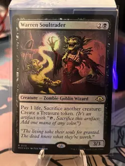 Magic: The Gathering Warren Soultrader Creature Black Rare Foil MH3 0110 EN - Image 1