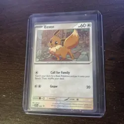 Pokemon TCG Eevee SVP200 Black Star Cosmos Holo Promo SV Destined Rivals - Image 1