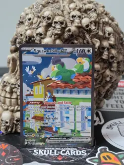 ☠☠ Sv02: Paldea Evolved Pokemon TCG Squawkabilly SIR - Image 1