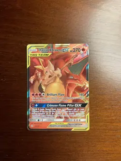 Charizard & Braixen GX Tag Team 22/236 Pokemon Cosmic Eclipse Holo ULTRA RARE - Image 1