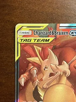 Charizard & Braixen GX Tag Team 22/236 Pokemon Cosmic Eclipse Holo ULTRA RARE - Image 4