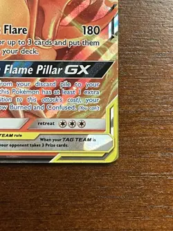 Charizard & Braixen GX Tag Team 22/236 Pokemon Cosmic Eclipse Holo ULTRA RARE - Image 5