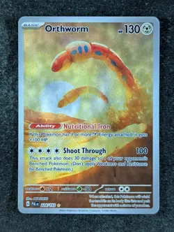 2023 Pokemon ORTHWORM #224/193 Paldea Evolved Illustration Rare Holo English - Image 1