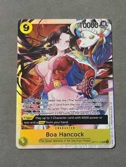 Boa Hancock One Piece The Azure Sea's Seven #OP14-112 SR Super Rare Holo Foil - Image 1