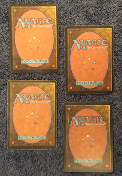 4 Arabian Nights: Juzam Djinn, Piety, Desert, Desert Nomads MTG Played. - Image 3
