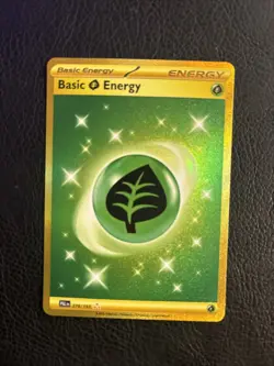 Pokemon TCG - Basic Leaf Energy 278/193 - Paldea Evolved - NM - English - Gold - Image 1