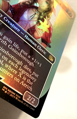 MTG Aerith Gainsborough (Borderless Foil) Final Fantasy 374 LP - NM - Image 3