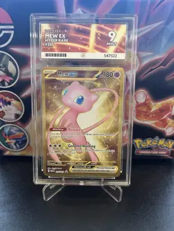 Mew ex Metal 205/165 Ace 9 151 Gold Full Art Graded Pokemon Card Secret Rare ENG - Image 1