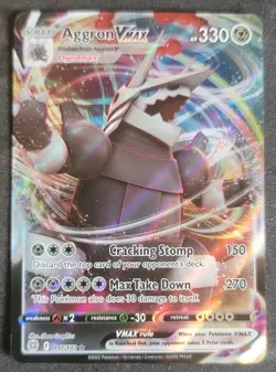 Aggron VMAX 097/172 Pokemon TCG SWSH: Brilliant Stars NM - Image 1