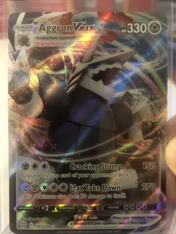 Pokemon TCG Aggron VMAX Sword & Shield: Brilliant Stars 097/172 Holo UR NM/M - Image 1