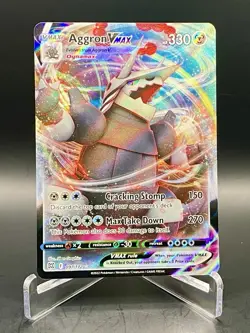Aggron VMAX 097/172 Brilliant Stars Ultra Rare Full Art Holo Pokemon TCG NM/M - Image 1