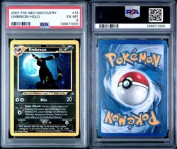2001 POKEMON NEO DISCOVERY #13 UMBREON-HOLO PSA 6 EX-MT - Image 3