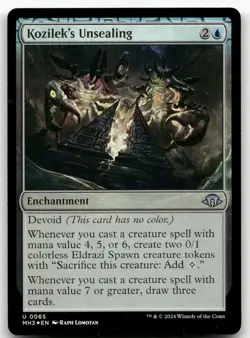 Kozilek's Unsealing #65 (Foil) (NM) Modern Horizons 3 MH3 Magic MTG - Image 1