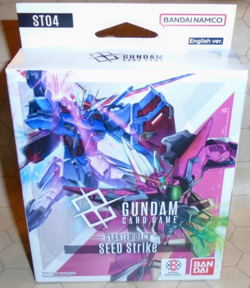 Gundam TCG Seed Strike Starter Deck Set SEALED ST04 (English Version) - Image 1