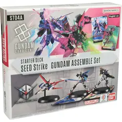 Gundam Card Game Start Deck ST04A Gundam Assemble Set SEED Strike NO PROMO Eng - Image 1