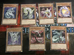 YuGiOh! Zane's Cyber Dragon Deck - Cyberdark End, Herz, Nachster, Core 47 Cards! - Image 3