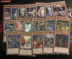 YuGiOh! Zane's Cyber Dragon Deck - Cyberdark End, Herz, Nachster, Core 47 Cards! - Image 5