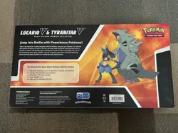 Pokemon TCG 2023 Lucario v & Tyranitar v Heavy Hitters Premium Collection - Image 2