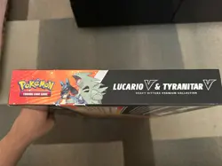 Pokemon TCG 2023 Lucario v & Tyranitar v Heavy Hitters Premium Collection - Image 4