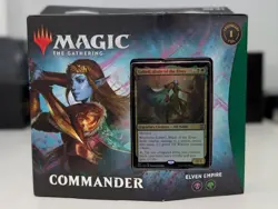 MTG Factory Sealed Kaldheim Commander Deck ELVEN EMPIRE Magic the Gathering - Image 1