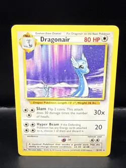 Pokemon TCG WOTC Base Set Dragonair 18/102 Non Holo Rare Unlimited - Image 1