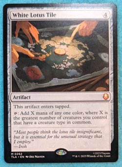 x1 White Lotus Tile Avatar: The Last Airbender Regular - Artifact - #262 - Image 2