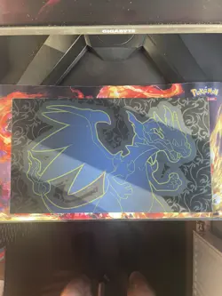 Opened Pokemon TCG Mega Charizard X ex Ultra-Premium Collection UPC Accessories - Image 3