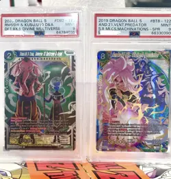 Rumsshi & Kusu, Universe 10 Destroyer & Angel FOIL Dragon Ball Super Card PSA 9 - Image 1