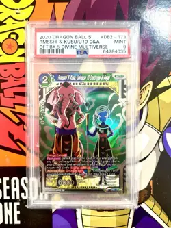 Rumsshi & Kusu, Universe 10 Destroyer & Angel FOIL Dragon Ball Super Card PSA 9 - Image 3