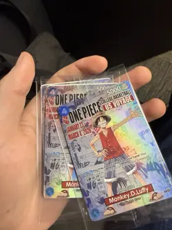 🔥🏀One Piece Monkey.D.Luffy US College Basketball Promo Card Sealed🏀🔥 - Image 2