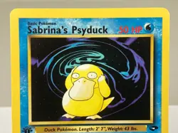 Sabrina's Psyduck 99/132 Gym Challenge Pokemon Card 1st Edition - Lightly Played - Image 3