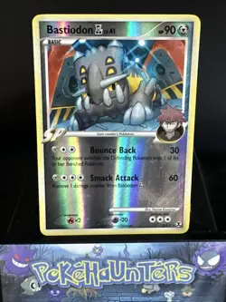 Pokemon Card Bastiodon 2/111 Platinum Rising Rivals Reverse Holo Rare NM - Image 1