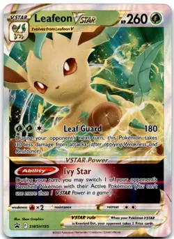 Leafeon VSTAR - Promo SWSH: Sword & Shield Promo Cards SWSH195 NM - Image 1