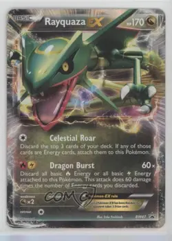 Rayquaza EX Pokemon Black & White Black Star Promo #BW47 - Image 1