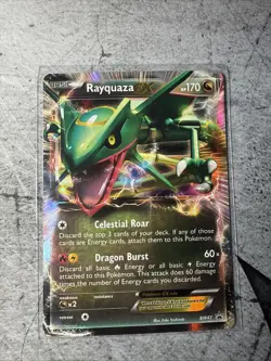 Rayquaza EX BW47 LP/NM 2012 Pokemon, Black & White Promos, Holo Black Star Promo - Image 1
