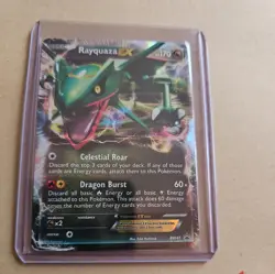 2012 Pokemon, Black & White Promos, #BW47 Rayquaza EX, Holo Black Star Promo LP - Image 1