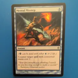 Mental Misstep x1 MTG New Phyrexia Magic Near Mint LP English - Image 1