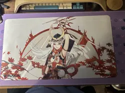 Official Ultra Pro Lightning Helix Playmat Mystical Archive Strixhaven Anime Art - Image 1
