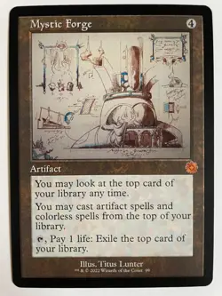 Mystic Forge - Retro Schematic - Brother's War - MTG - NM/M - PubBrosBox001 - Image 1