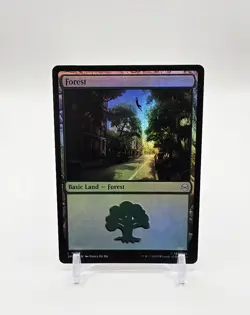 Forest Basic Land Foil Magic The Gathering TCG Marvel's Spider-Man 198 - Image 1