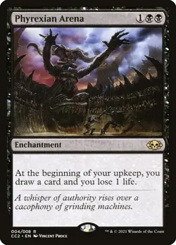 Phyrexian Arena *FOIL* [CC2] Commander Collection: Black - Image 1