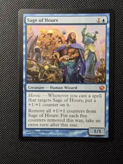 Sage of Hours - MTG Journey into Nyx - Regular Lightly Played - Image 1